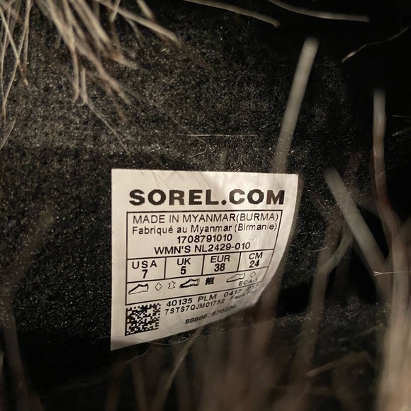 NEW - Sorel Winter Boots Joan of Artic black - Size 7 - Picture 13 of 13